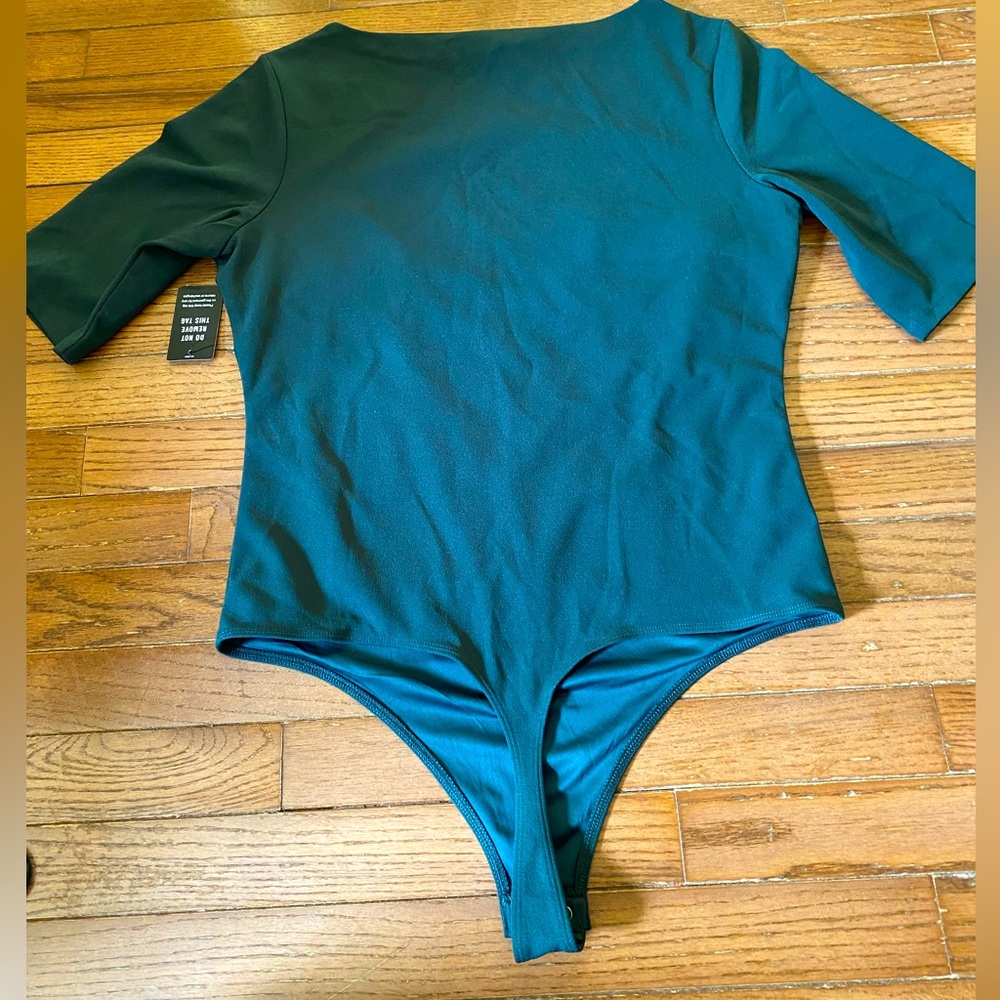 Dark Green Express Bodysuit